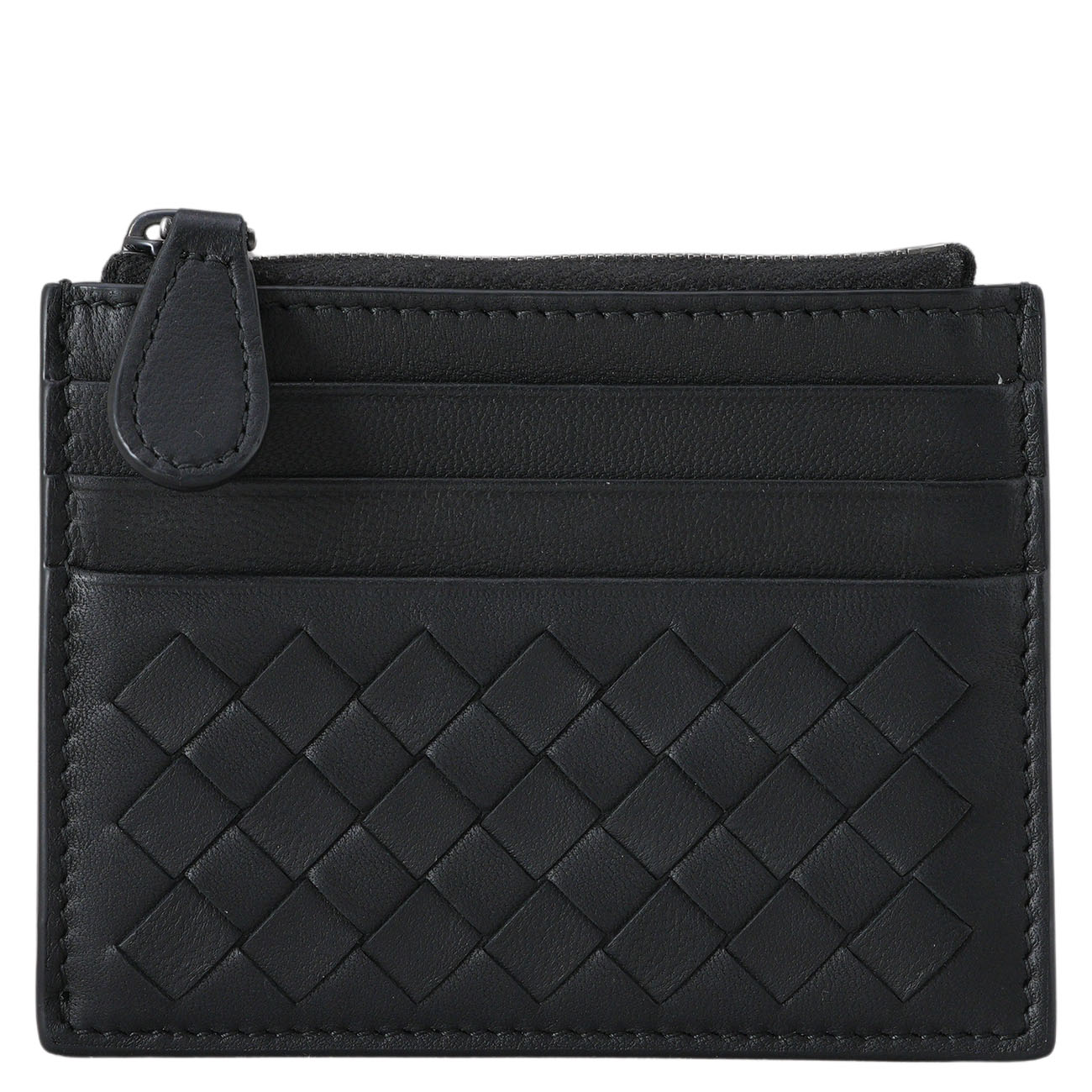 BOTTEGA VENETA(USED)보테가베네타 인트레치아토 지퍼 카드홀더